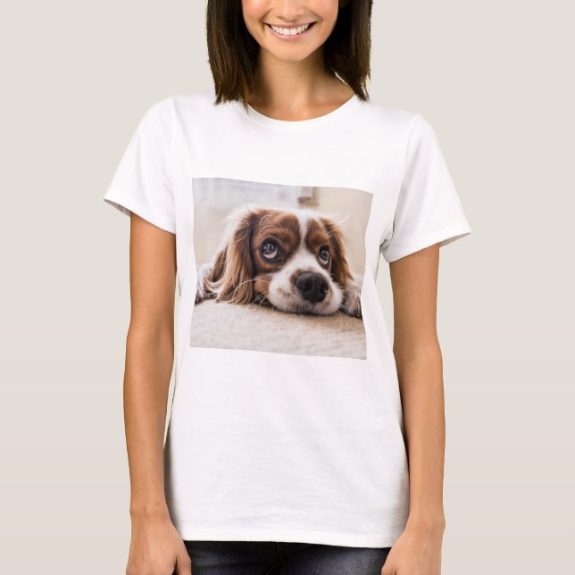 Camiseta Cocker Spaniel Dog de ojos tristes (Anverso)