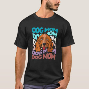 Camiseta Cocker Spaniel Dog Mom Retro Vintage Dog Mama