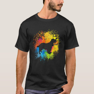 Camiseta Cocker Spaniel Dog Watercolor Silhouette