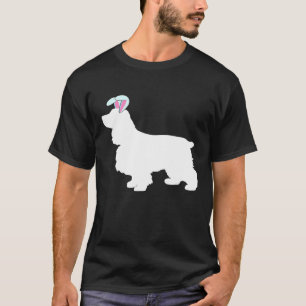 Camiseta Cocker Spaniel Easter Egg Bunny Ear Hunting Boys