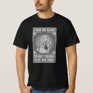 Camiseta Cocker Spaniel Hoy solo estoy hablando con mi perr