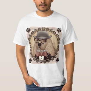 Camiseta Cocker Spaniel llevando gafas