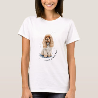 Camiseta Cocker Spaniel Mom T-Shirt