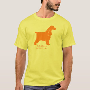 Camiseta Cocker spaniel naranja