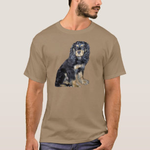 Camiseta Cocker Spaniel (negro y canela)