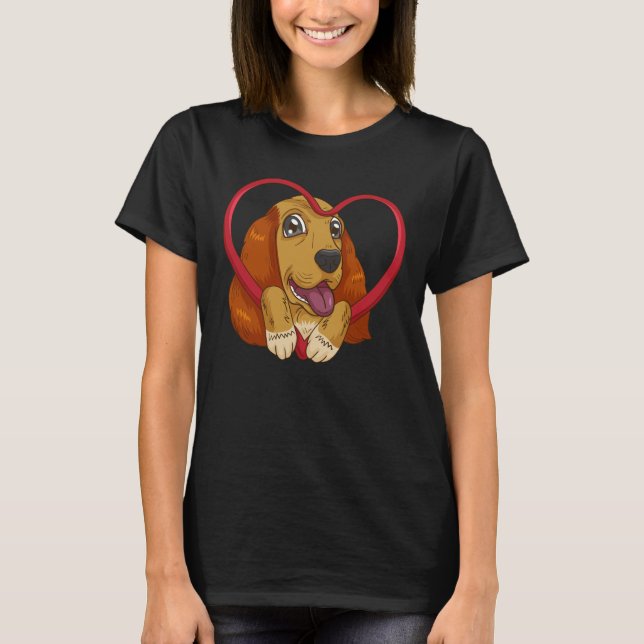 Camiseta Cocker Spaniel Perro Lover Mujeres Perro Cocker Sp (Anverso)