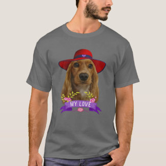 Camiseta Cocker Spaniel Pop Art Love Cocker Spaniels Dad Mo