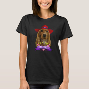 Camiseta Cocker Spaniel Pop Love Cocker Spaniels Dad Mom