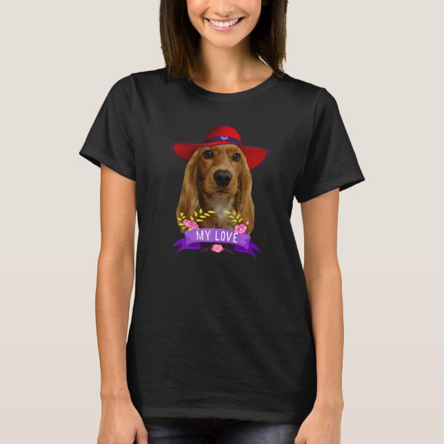 Camiseta Cocker Spaniel Poplove Cocker Spaniels Dad Mom (Anverso)