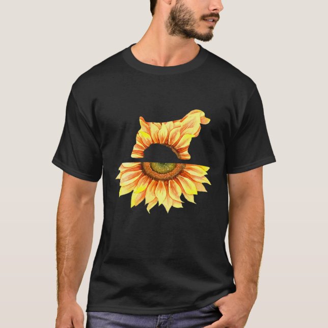 Camiseta Cocker Spaniel Sunflower  Women (Anverso)