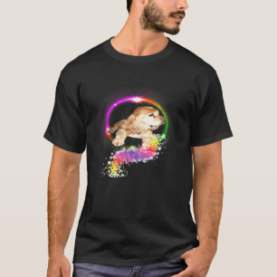 Camiseta Cocker Spaniel Whimsical Fun Colorous