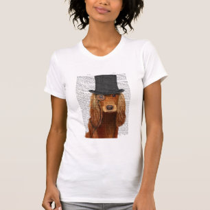 Camiseta Cocker Spaniel, zanahoria formal y Gorra