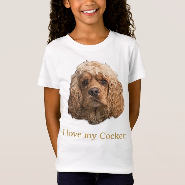 Camiseta cocker spaniels (Anverso)