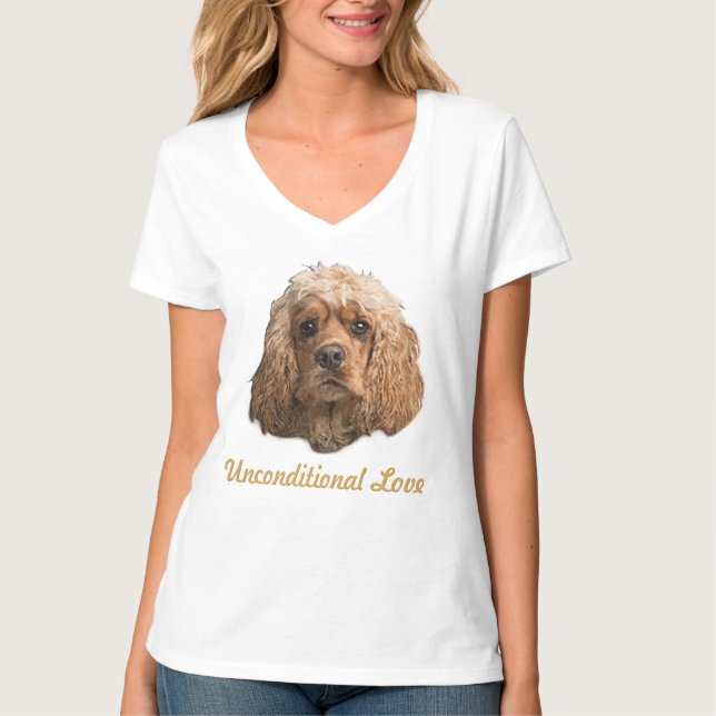 Camiseta cocker Spaniels (Anverso)