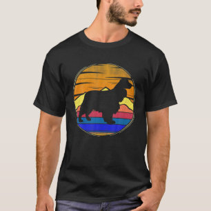 Camiseta Cocker vintage Spaniel Retro Sunset Funny Mascotas