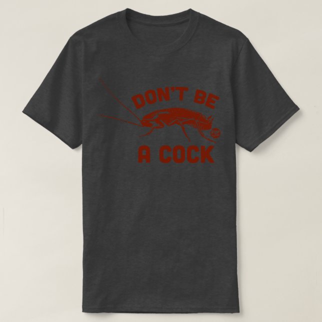 CAMISETA COCKROACH (Diseño del anverso)