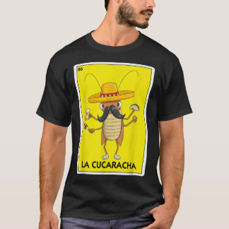 Camiseta Cockroach de La Cucaracha con auto mexicano de cer