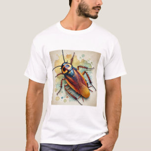 Camiseta Cockroach dorsal view painting 270824IREF239 - Wat