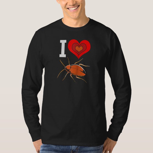 Camiseta Cockroach Love Raglan (Anverso)
