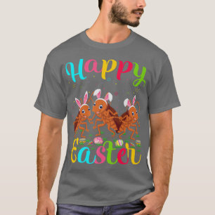 Camiseta Cockroach Lover Easter Egy Bunny Cockroach Happy E