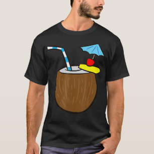 Camiseta Cocktail de coco Cocos de verano de leche
