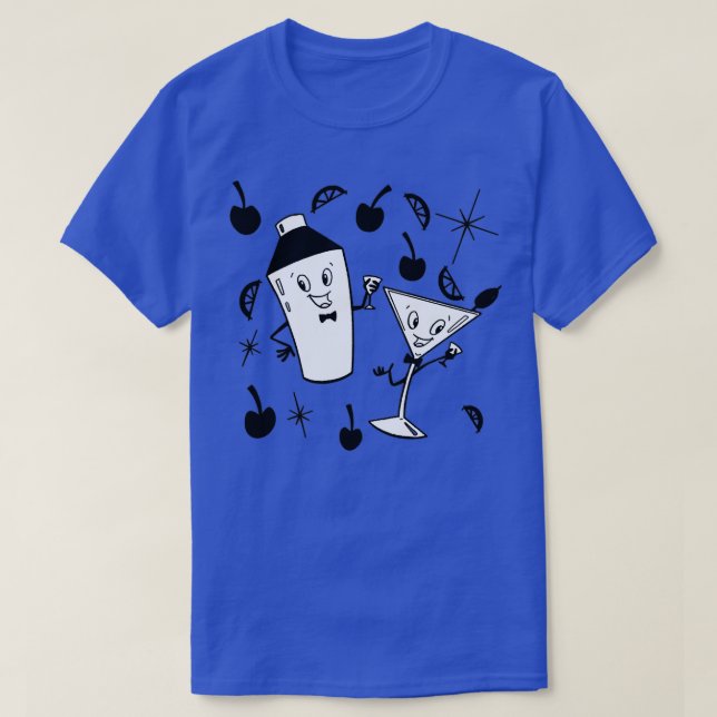Camiseta Cocktail Kitsch (Diseño del anverso)
