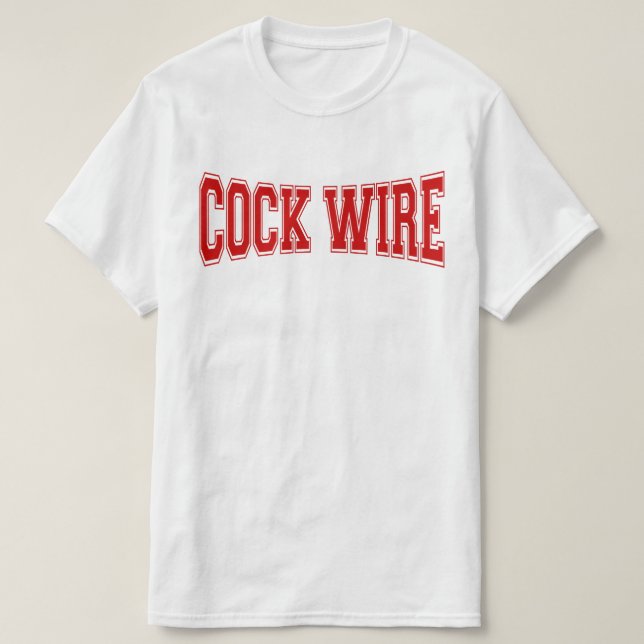 CAMISETA COCKWIRE (Diseño del anverso)