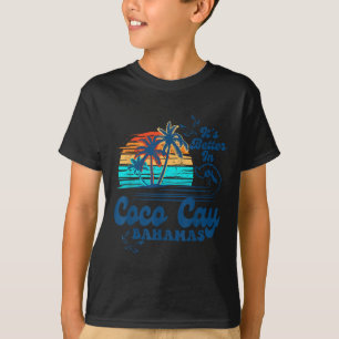 Camiseta Coco Cay Bahamas Beach Summer Vacation Vintage año