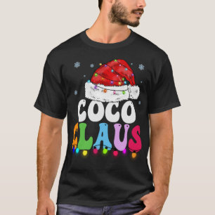 Camiseta Coco Claus Graciosa Familia De Navidad Que Coincid