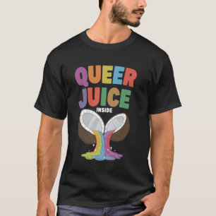 Camiseta Coco colorido con jugo queer