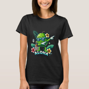 Camiseta Coco de Dabbing Perfugado Aloha Tropical Hawaiano 