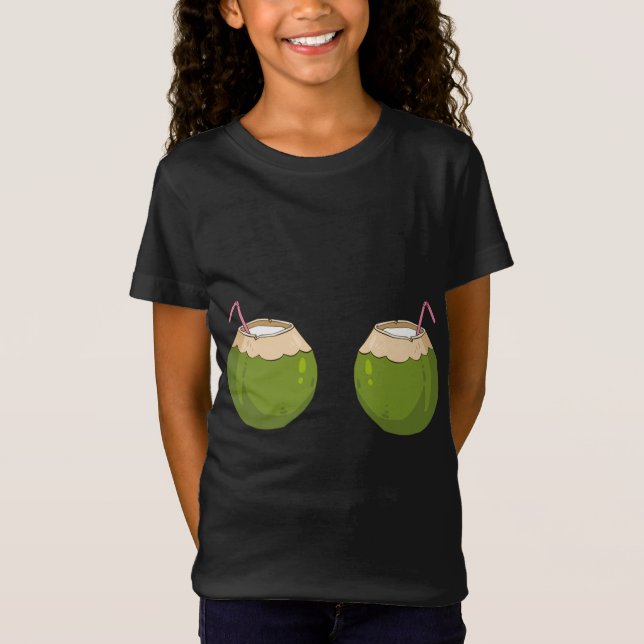 Camiseta Coco de verano Bra Funny Coconut (Anverso)