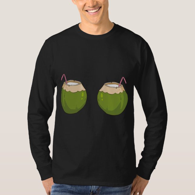 Camiseta Coco de verano Bra Funny Coconut (Anverso)