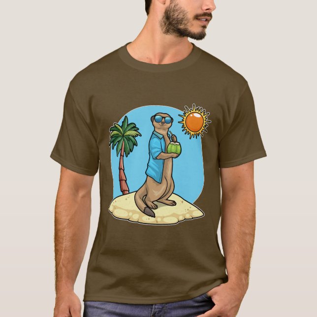 Camiseta Coco de verano de Meerkat (Anverso)