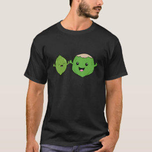 Camiseta Coco Y Comida De Lime Pareja De Amor Lime Y Cocos