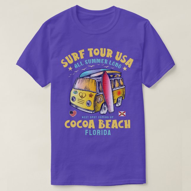 Camiseta Cocoa Beach Florida (Diseño del anverso)
