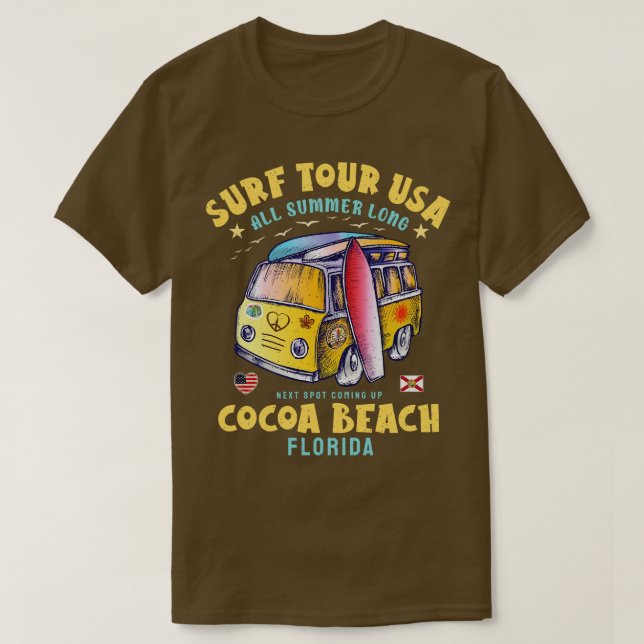 Camiseta Cocoa Beach Florida (Diseño del anverso)