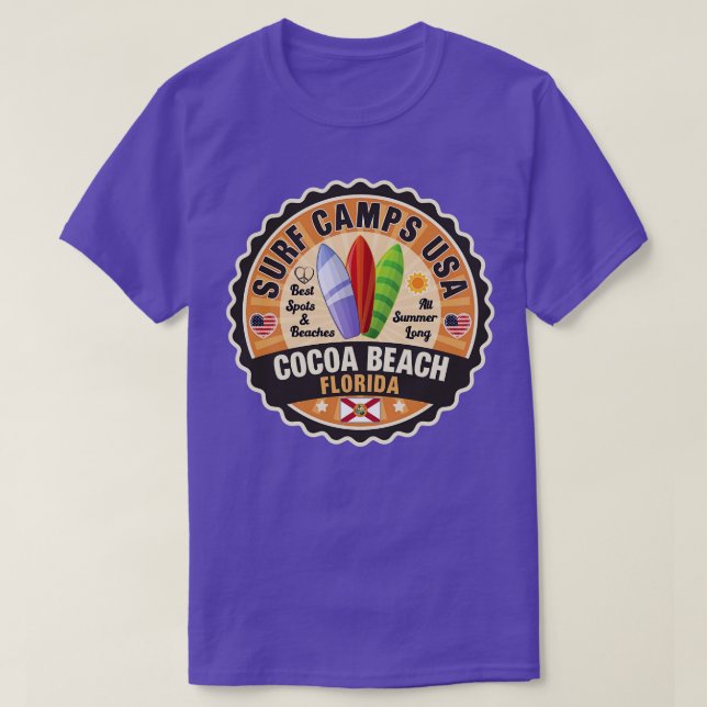 Camiseta Cocoa Beach Florida 1 (Diseño del anverso)