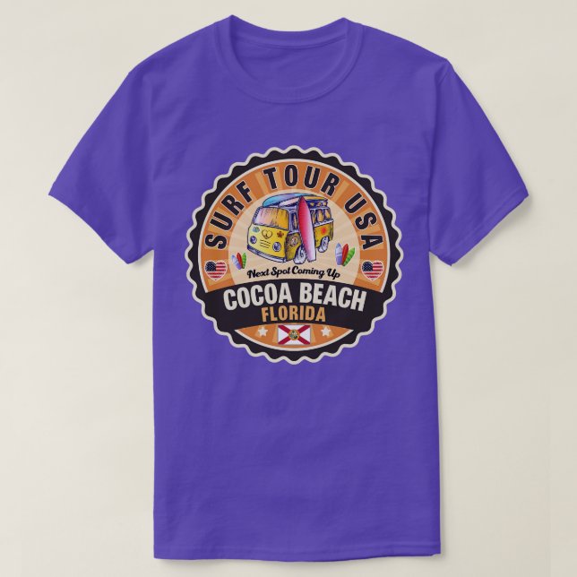 Camiseta Cocoa Beach Florida 2 (Diseño del anverso)