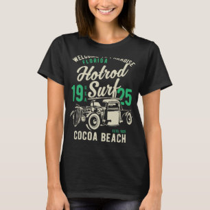 Camiseta Cocoa Beach Florida Retro Hotrod Surf 2