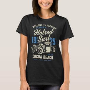 Camiseta Cocoa Beach Florida Retro Hotrod Surf 6