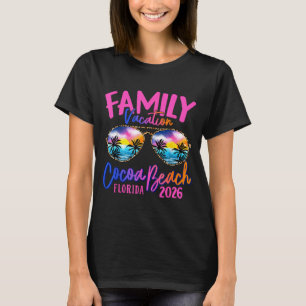 Camiseta Cocoa Beach Florida Vacaciones 2026 Familia Combin