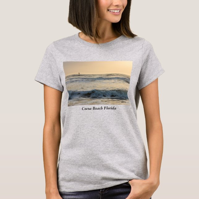 Camiseta Cocoa Beach Paddleboarding T-Shirt (Anverso)