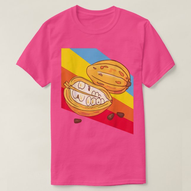 Camiseta Cocoa bean Chocolate Sweets Candy 421 (Diseño del anverso)