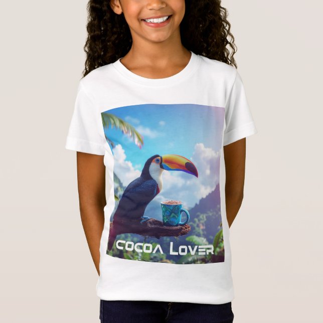 CAMISETA COCOA  LOVER - TOUCAN (Anverso)