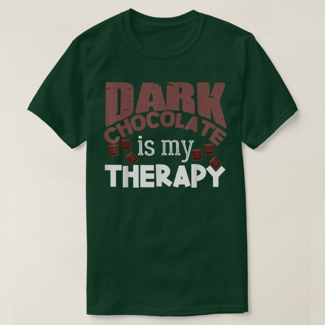Camiseta Cocoa Saying Joke Dessert Baking Dark Chocolate  9 (Diseño del anverso)
