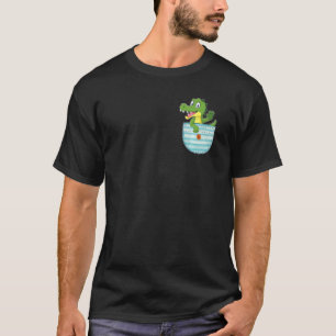 Camiseta Cocodile Alligator Pocket Crocodiles Gator Cute