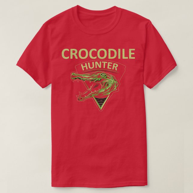 Camiseta Cocodile Hunter Reptile Huntsman (Diseño del anverso)