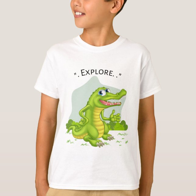 CAMISETA COCODRILLE EXPLORE (Anverso)