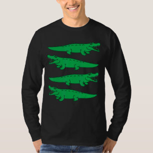 Camiseta Cocodrilo 4 lagartos Swamp Reptile Niños
